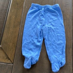 Baby soy footsie pants. Blue 6-12 months